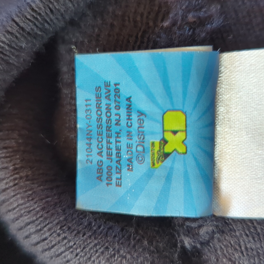 Disney Phineas and Ferb Colorblock Beanie Hat OS BOYS Black Gray Teal Platypus - Picture 5 of 7